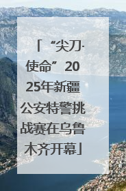 “尖刀·使命”2025年新疆公安特警挑战赛在乌鲁木齐开幕