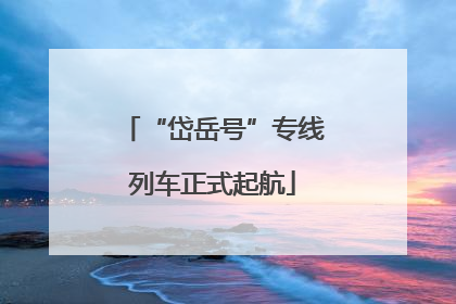 “岱岳号”专线列车正式起航
