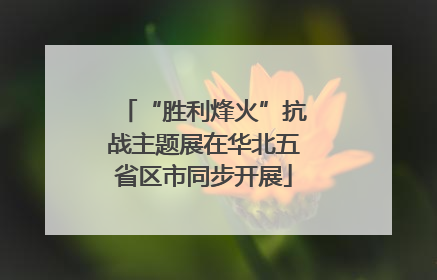 “胜利烽火”抗战主题展在华北五省区市同步开展