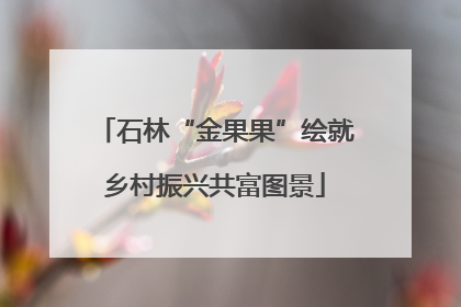 石林“金果果”绘就乡村振兴共富图景