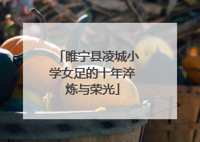 睢宁县凌城小学女足的十年淬炼与荣光