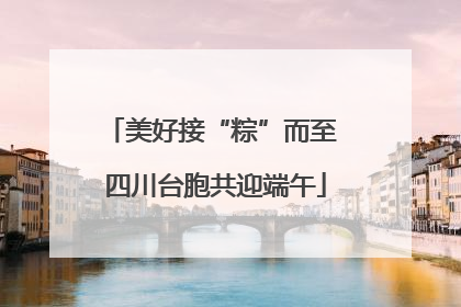 美好接“粽”而至 四川台胞共迎端午
