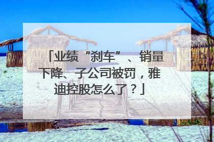 业绩“刹车”、销量下降、子公司被罚，雅迪控股怎么了？
