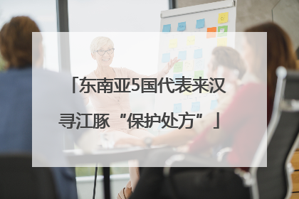 东南亚5国代表来汉寻江豚“保护处方”