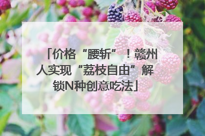 价格“腰斩”！赣州人实现“荔枝自由”解锁N种创意吃法