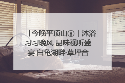 今晚平顶山⑧｜沐浴习习晚风 品味视听盛宴 白龟湖畔·草坪音乐会激情上演