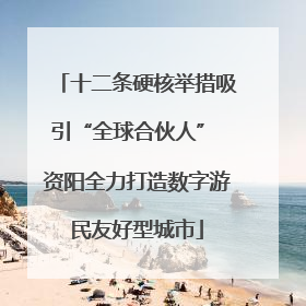 十二条硬核举措吸引“全球合伙人” 资阳全力打造数字游民友好型城市