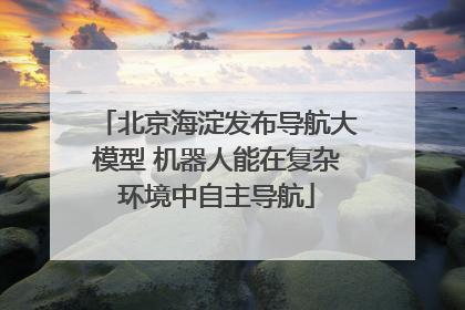 北京海淀发布导航大模型 机器人能在复杂环境中自主导航