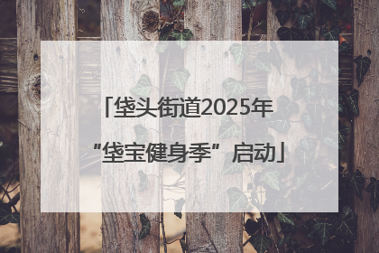 垡头街道2025年“垡宝健身季”启动