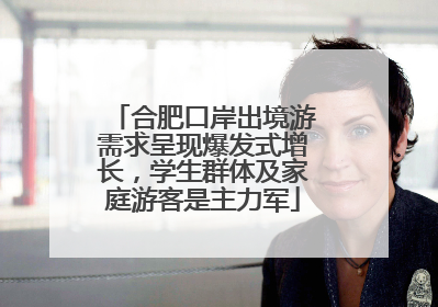 合肥口岸出境游需求呈现爆发式增长，学生群体及家庭游客是主力军