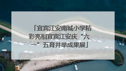 宜宾江安南城小学精彩亮相宜宾江安庆“六一”五育并举成果展