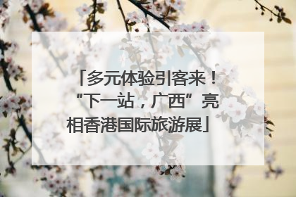 多元体验引客来！“下一站，广西”亮相香港国际旅游展