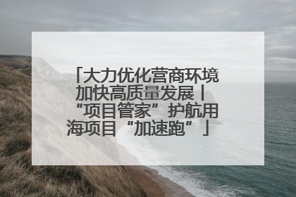 大力优化营商环境 加快高质量发展丨“项目管家”护航用海项目“加速跑”