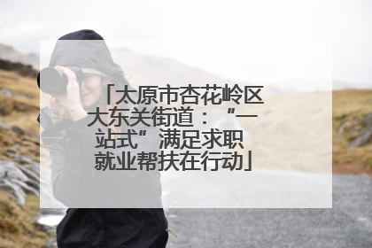太原市杏花岭区大东关街道：“一站式”满足求职 就业帮扶在行动