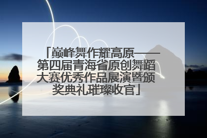 巅峰舞作耀高原——第四届青海省原创舞蹈大赛优秀作品展演暨颁奖典礼璀璨收官