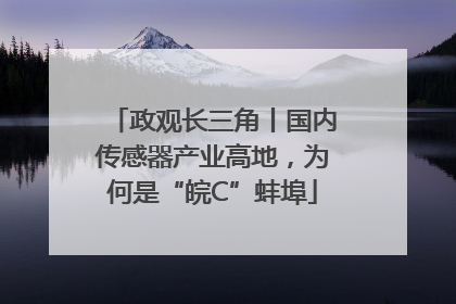 政观长三角丨国内传感器产业高地，为何是“皖C”蚌埠