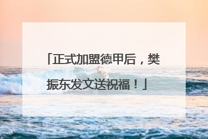 正式加盟德甲后，樊振东发文送祝福！