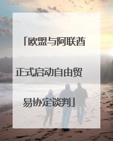 欧盟与阿联酋正式启动自由贸易协定谈判