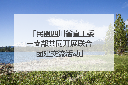 民盟四川省直工委三支部共同开展联合团建交流活动