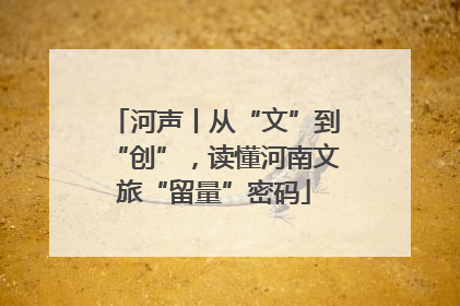 河声丨从“文”到“创”，读懂河南文旅“留量”密码