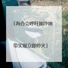 海合会呼吁加沙地带实现立即停火