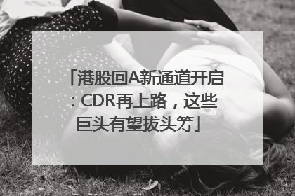 港股回A新通道开启：CDR再上路，这些巨头有望拔头筹