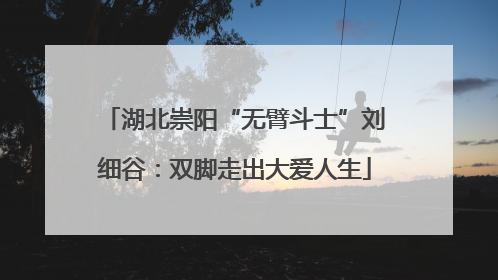 湖北崇阳“无臂斗士”刘细谷：双脚走出大爱人生