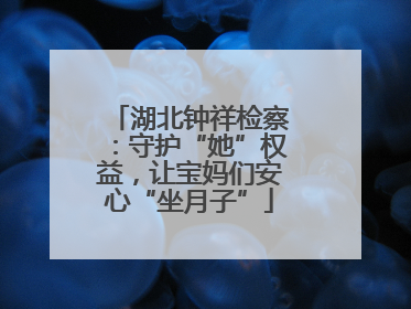 湖北钟祥检察：守护“她”权益，让宝妈们安心“坐月子”