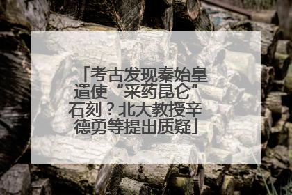 考古发现秦始皇遣使“采药昆仑”石刻？北大教授辛德勇等提出质疑