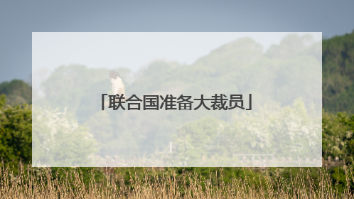 联合国准备大裁员