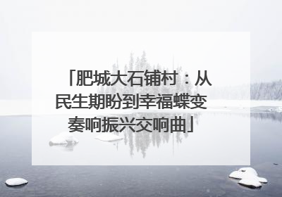 肥城大石铺村：从民生期盼到幸福蝶变奏响振兴交响曲