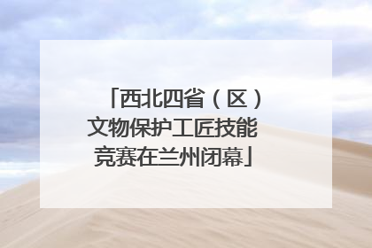 西北四省（区）文物保护工匠技能竞赛在兰州闭幕