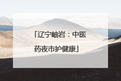 辽宁岫岩：中医药夜市护健康