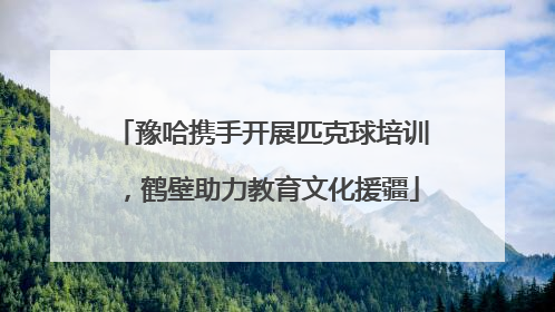 豫哈携手开展匹克球培训，鹤壁助力教育文化援疆