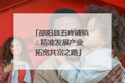 邵阳县五峰铺镇：精准发展产业 拓宽共富之路
