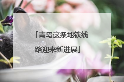青岛这条地铁线路迎来新进展