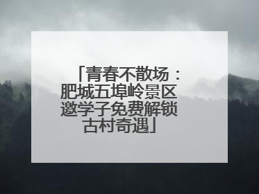 青春不散场：肥城五埠岭景区邀学子免费解锁古村奇遇
