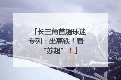 长三角首趟球迷专列：坐高铁！看“苏超”！
