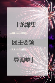 龙煤集团主要领导调整