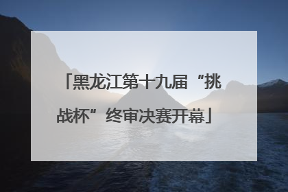 黑龙江第十九届“挑战杯”终审决赛开幕