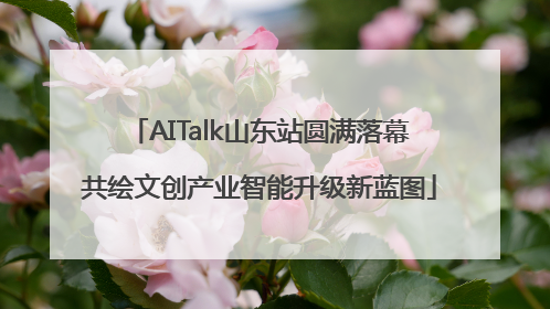 AITalk山东站圆满落幕共绘文创产业智能升级新蓝图